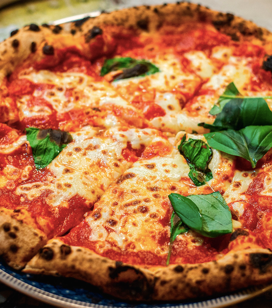 Pizza Margherita de avena