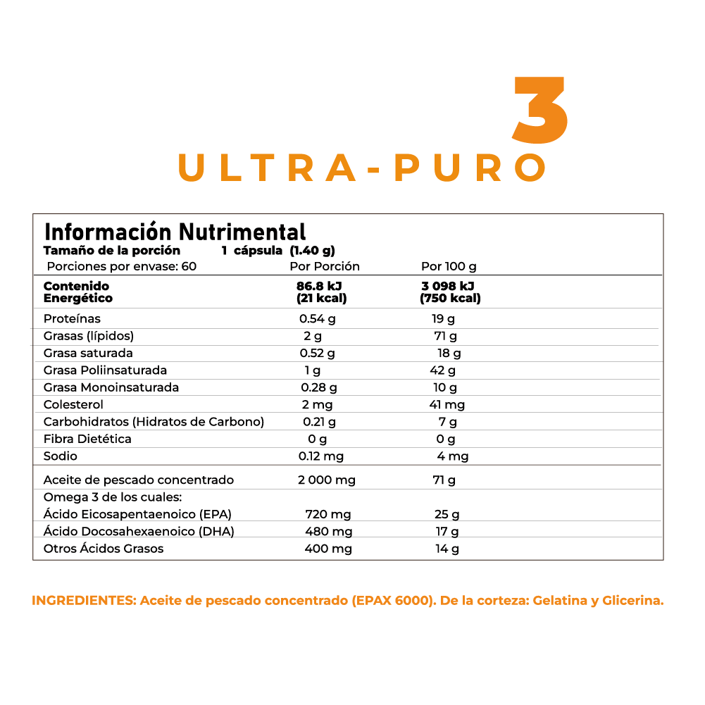 Omega 3 - 60 cápsulas