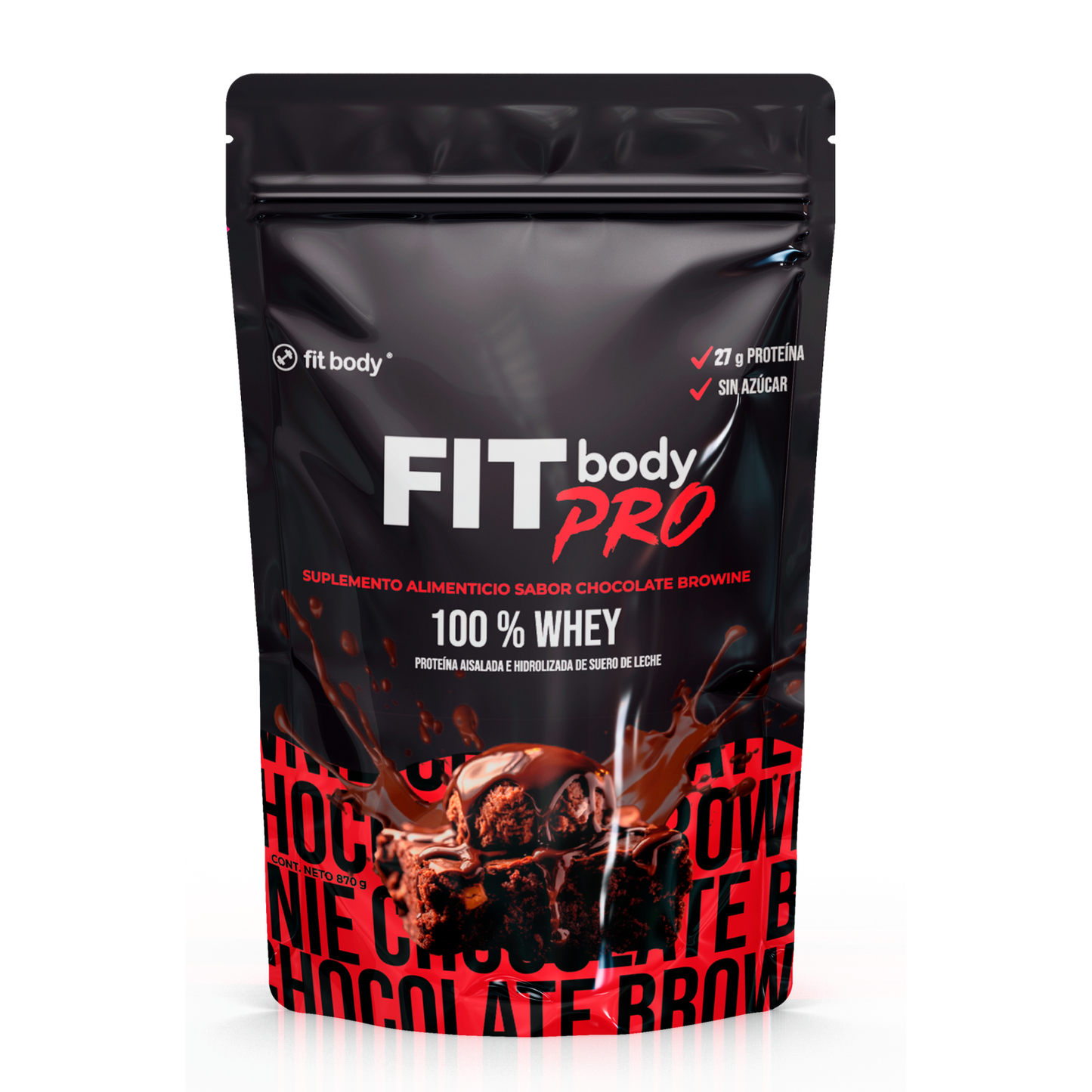 FITbody PRO Brownie Chocolate 100% Whey