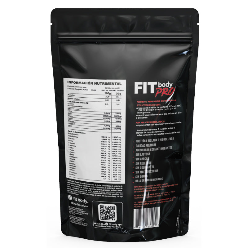FITbody PRO Vainilla Ice Cream 100% Whey