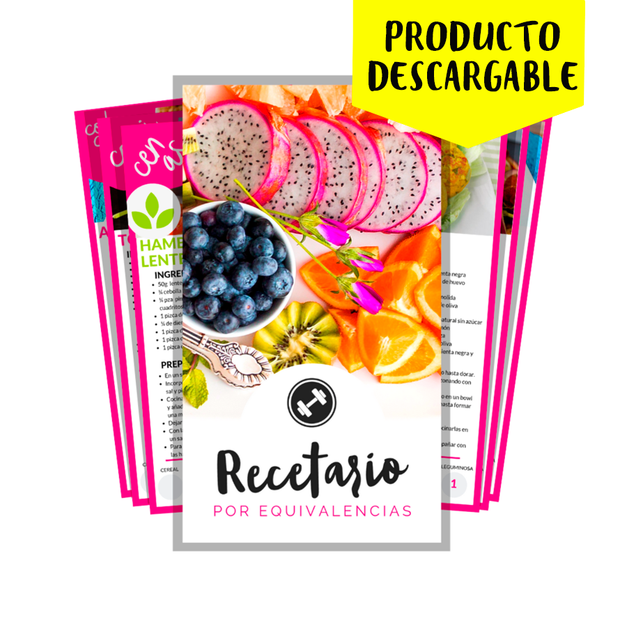 RECETARIO POR EQUIVALENCIAS