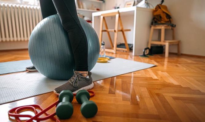 Beneficios de hacer ejercicio en casa