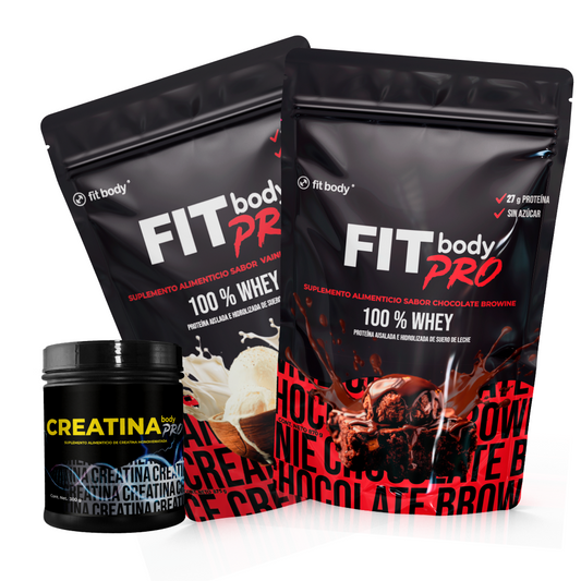 Proteína FITbody PRO 100% WHEY + Creatina Body PRO