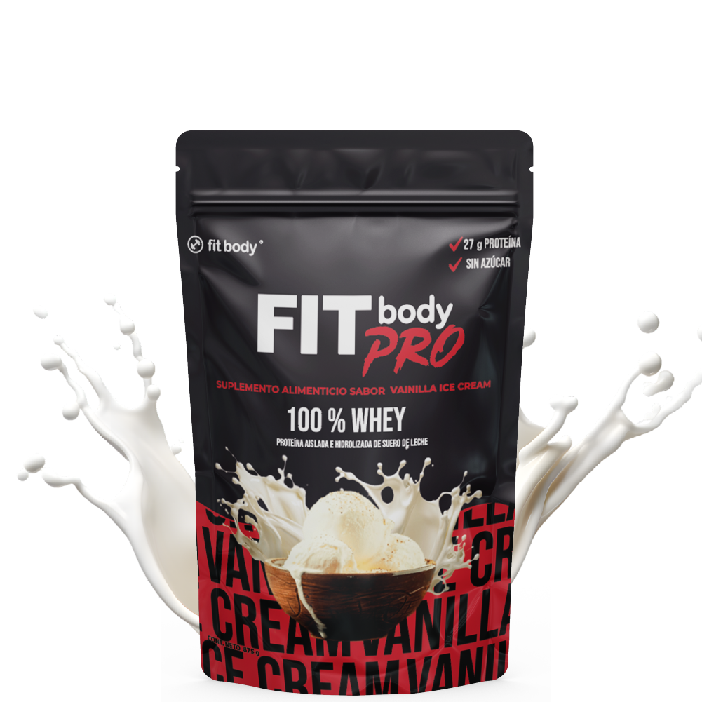 FITbody PRO Vainilla Ice Cream 100% Whey (PREVENTA)