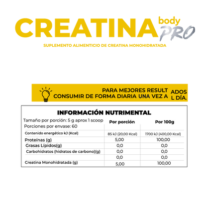 Creatina Body PRO