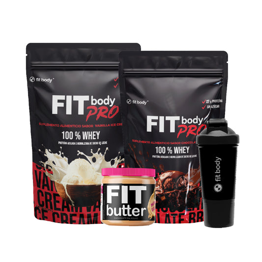 Fitbody PRO 100% Whey + FITbutter + Shaker