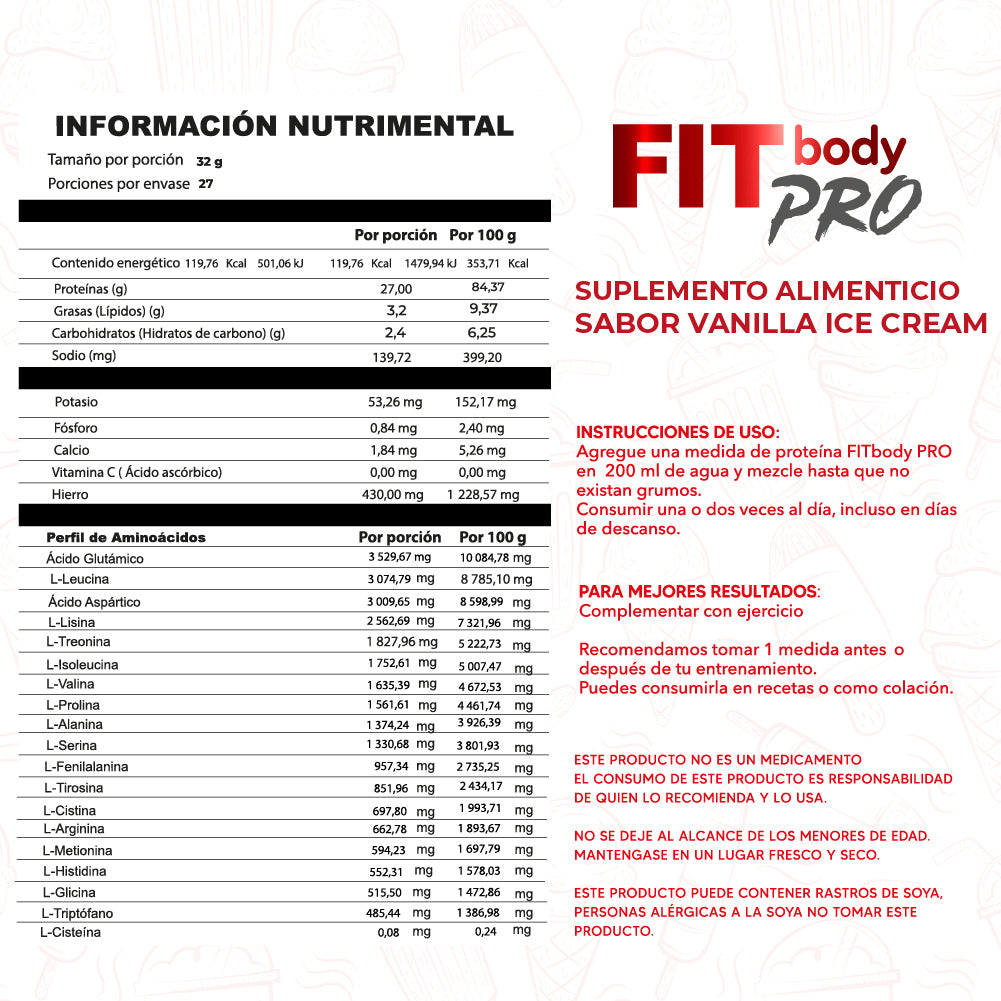 Fitbody PRO 100% Whey
